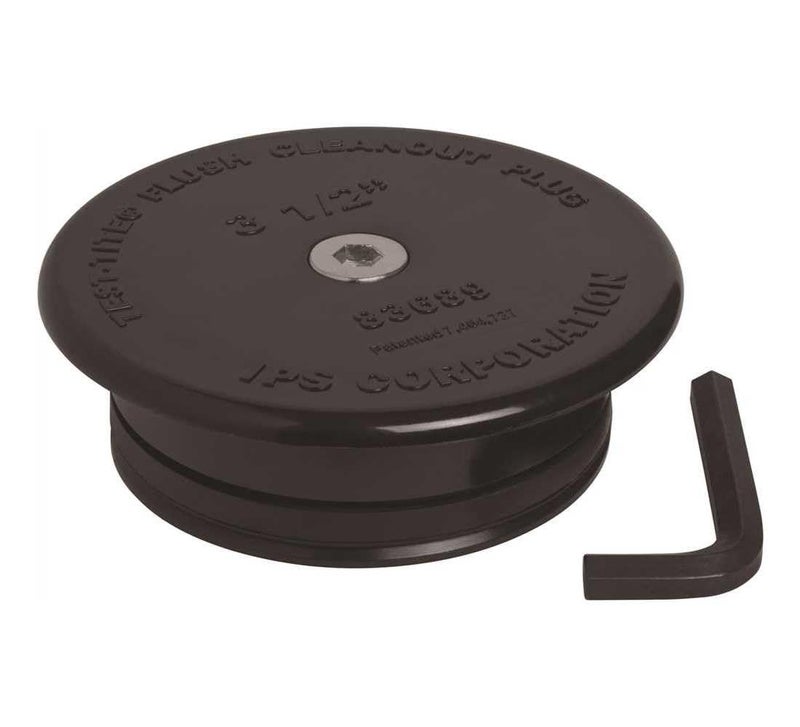 IPS 83689 3.5-Inch Flush Mechanical Cleanout Repair Plug - Image 1